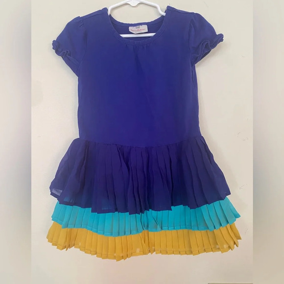 Hanna Andersson Multicolor Pleated Tier Dress - Picture 1 of 7